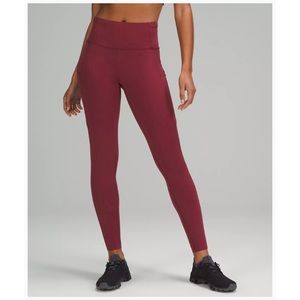 NWT Lululemon Fast and Free Brushed Fabric High-Rise Tight 28"